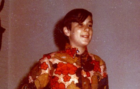 The author as a young rock star