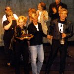 1997:  Surprise birthday party onstage at LA Theatre Works following performance: Kathy Bates, Jeff Burckhardt, Anne Heche, Emma Thompson, Ellen Degeneres, Annette Bening, Gregory Cooke, Ian McKellen