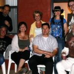 2007: Chinle, AZ. Thunderbird Lodge. Rear L-R: Richard Harlow, Jonathan Hyde, Dena Hammerstein, Frances Barber, John Heffernan. Front L-R: Keith Stern, Isobel Buchannan, Bruce (driver), Ian McKellen