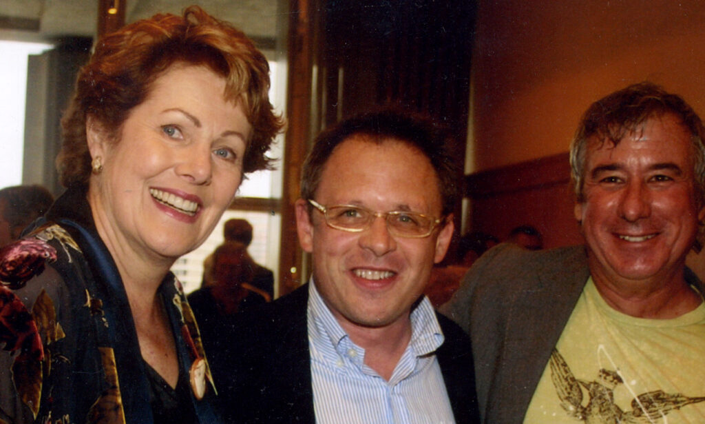 Lynn Redgrave, Bill Condon and Keith Stern at the premiere of THE WHITE COUNTESS