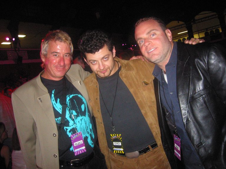 2003: MTV Awards. Keith Stern, Andy Serkis and Larry Taube