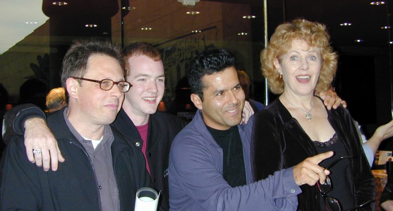 1999: Bill Condon, Brandon Kleyla and Lynn Redgrave meet the Hollywood Foreign Press