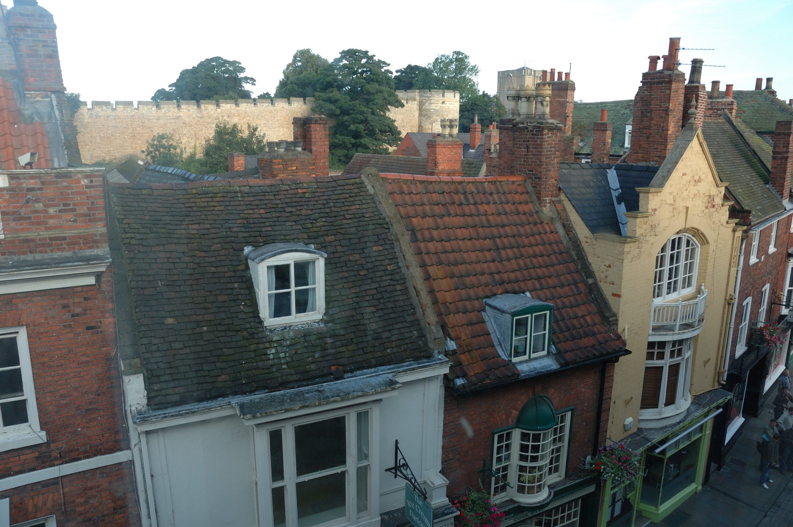 2005: From my window at The White Hart Hotel, Lincoln