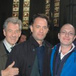 2005: Lincoln, UK. Ian McKellen,Tom Hanks and Akiva Goldsman on the set of "The Da Vinci Code" Photo by Keith Stern