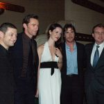 2006, Egyptian Theater, Hollywood. Premiere of "The Prestige": Andy Serkis, Hugh Jackman, Rebecca Hall, Christian Bale, Christopher Nolan. Photo by Keith Stern