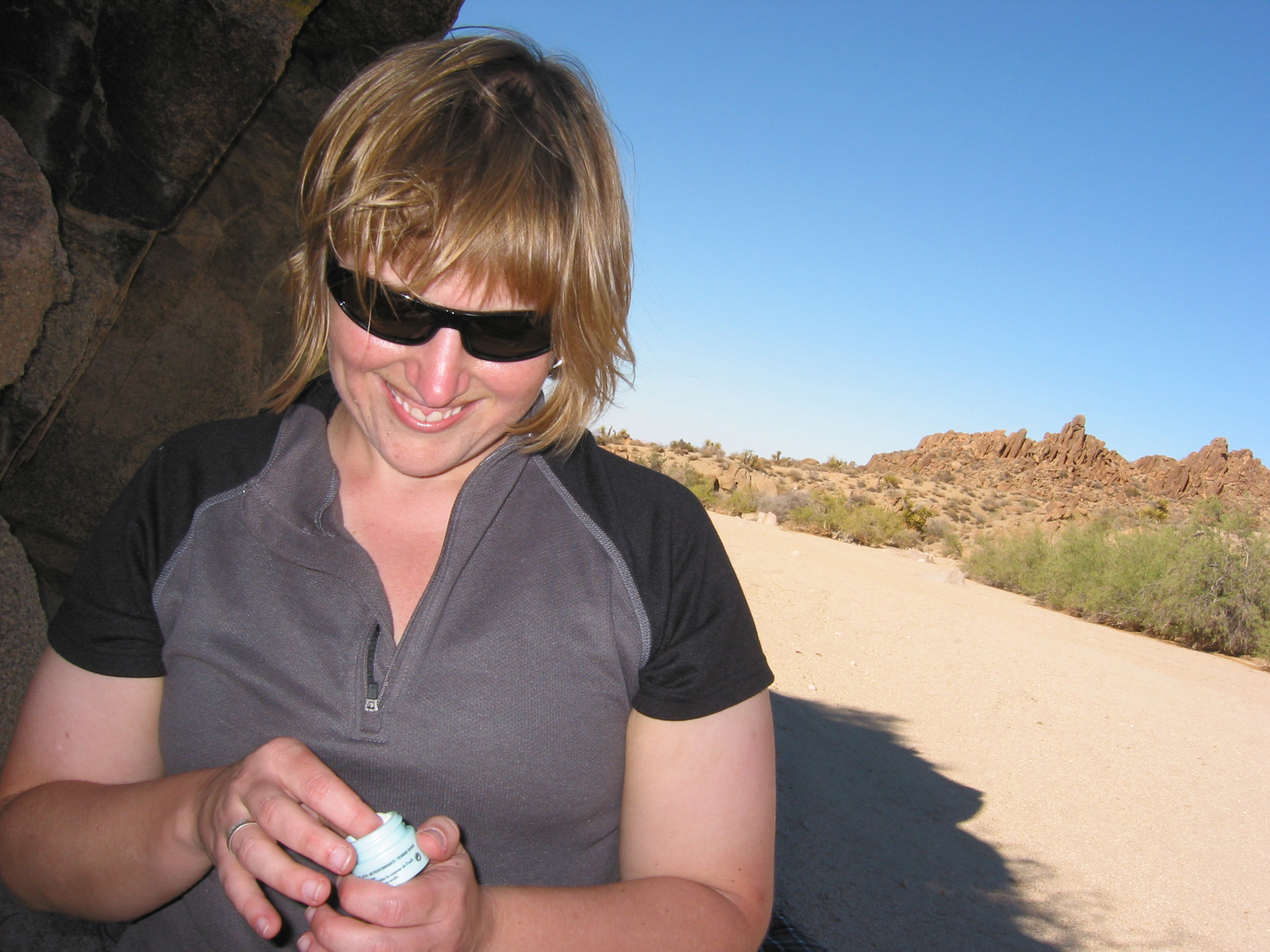 September 2002: Lee Armitage in Joshua Tree