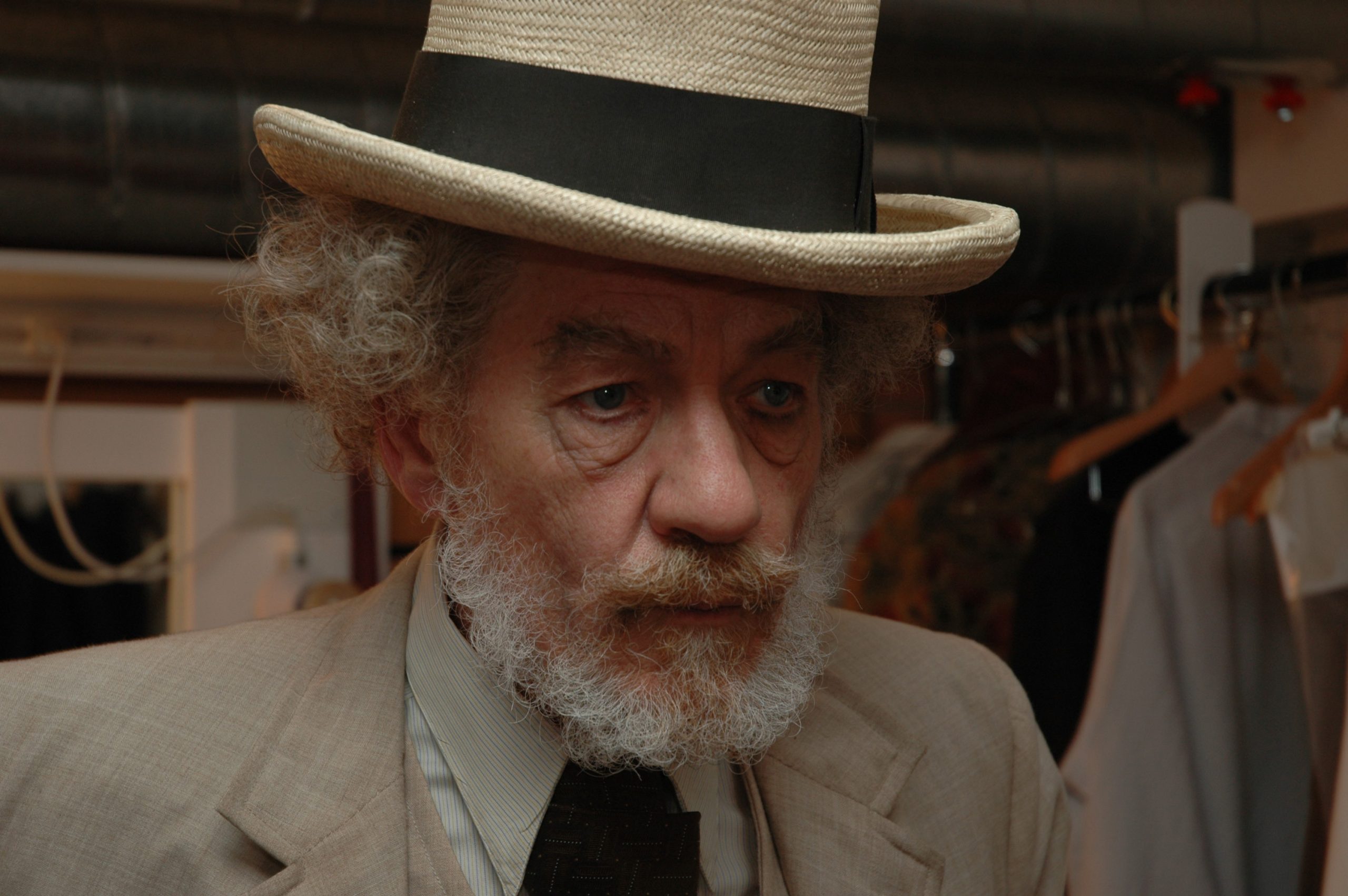 2007: Ian McKellen about to go on stage in “The Seagull”