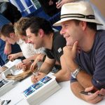 Comic Con: Elijah Wood, Dominic Monaghan, Andy Serkis, Sean Astin. Photo by Keith Stern