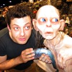 Andy Serkis with Gollum. Photo by Keith Stern