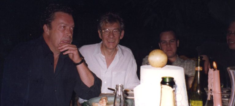 1998: Hollywood, CA. Tim Curry, Ian McKellen, Jack Morrissey