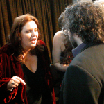 Philippa Boyens with Peter Jackson Photo by Keith Stern