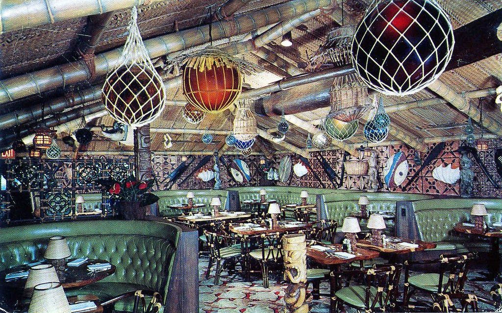 Trader Vic’s at the Savoy in New York City, circa 1964