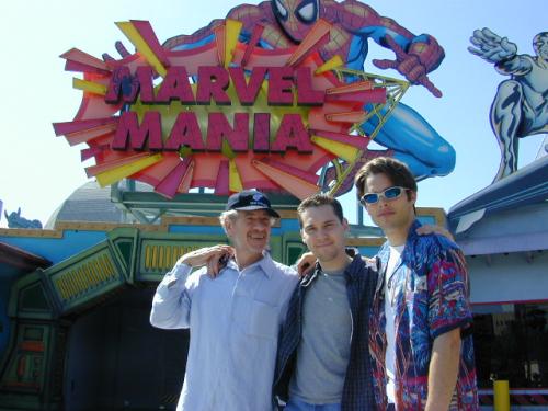 2000: Universal City, CA. Ian McKellen, Bryan Singer, James Masden. Photo by Keith Stern