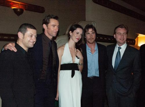 2006, Egyptian Theater, Hollywood. Premiere of The Prestige: Andy Serkis, Hugh Jackman, Rebecca Hall, Christian Bale, Christopher Nolan. Photo by Keith Stern