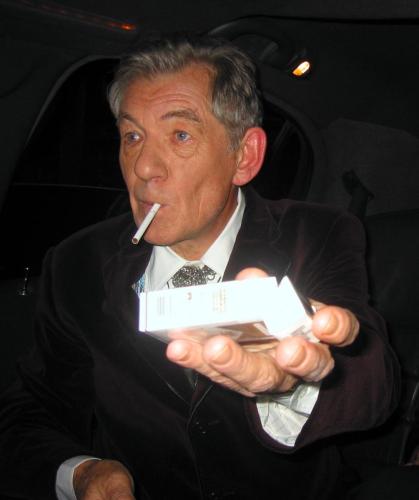 2003: Ian McKellen on his way to premiere of The Return of The King Photo by Keith Stern